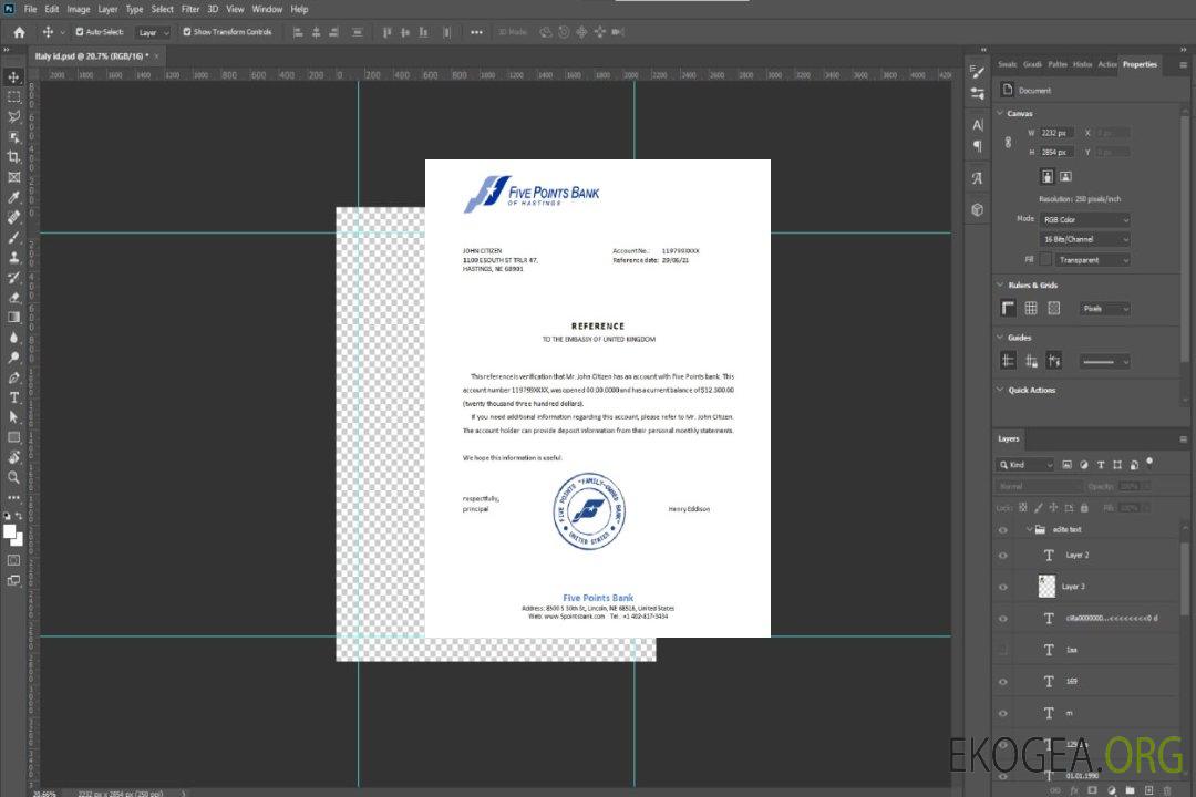 USA , Five Points bank , référence template